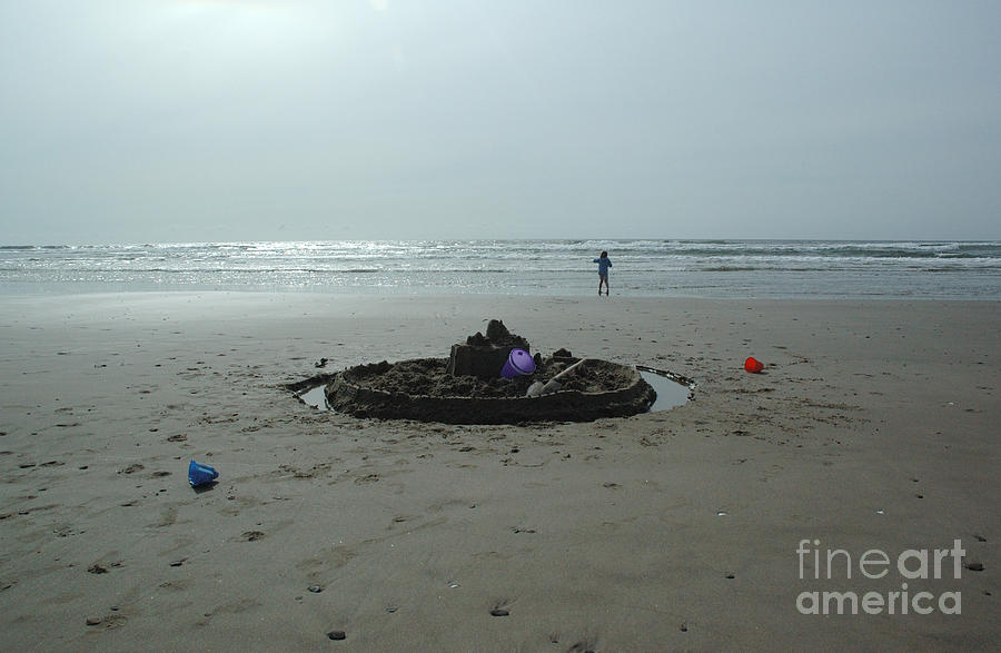 Lonely Sandcastle Photograph by Kathi Shotwell