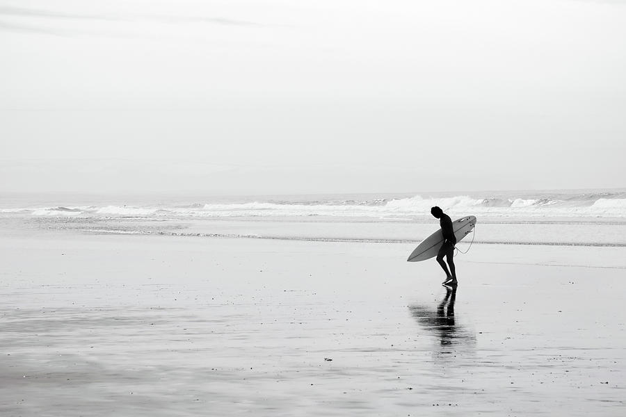 Lonely Surfer Photograph by Art Wager - Fine Art America