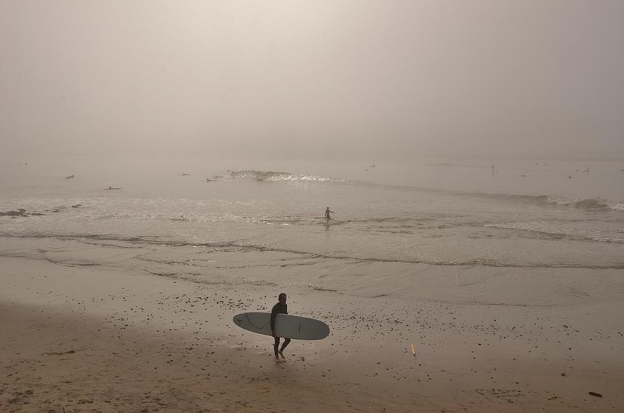 Lonely Surfer Photograph by Marilyn MacCrakin