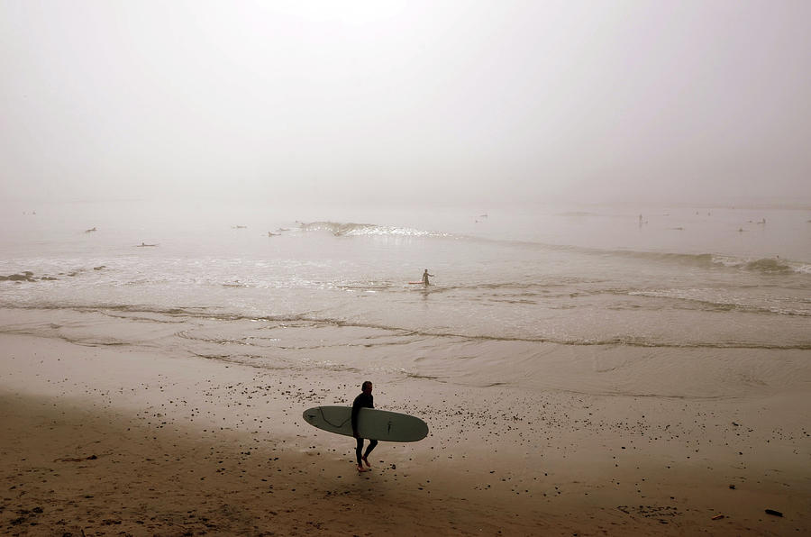 Lonely Surfer Photograph by Marilyn MacCrakin