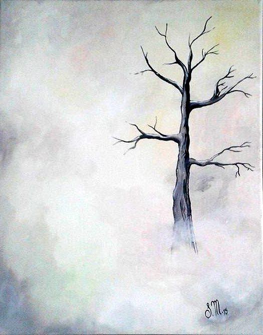 Lonely tree Painting by Susan Moller | Fine Art America