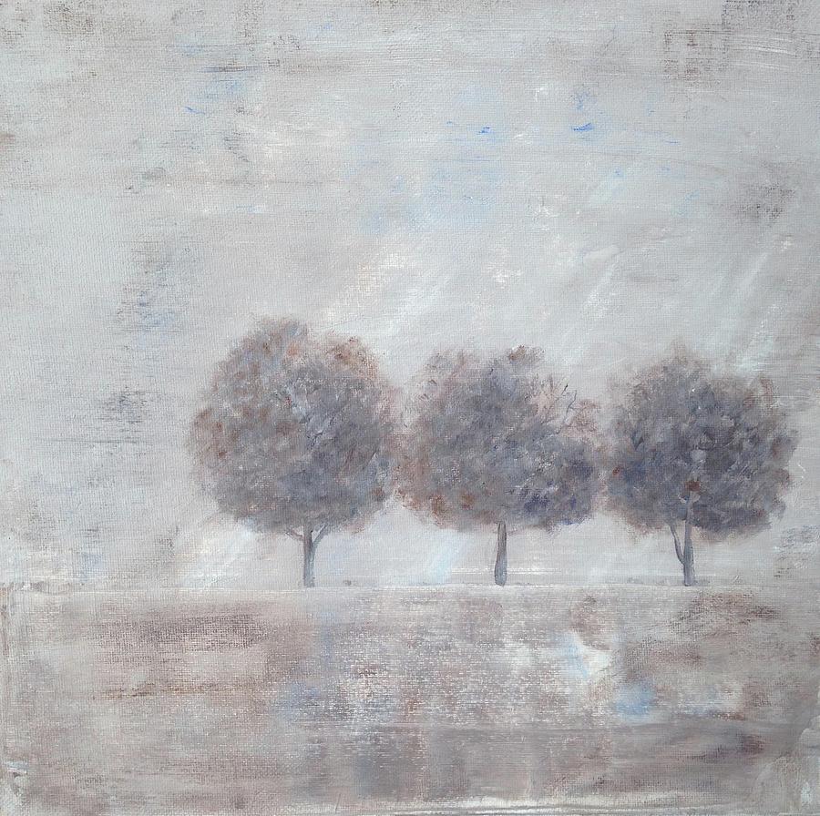 Lonely Trio Painting by Teresa Fry