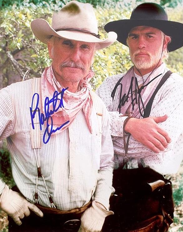 Lonesome Dove Gus And Call Colorsigned Print Photograph by Peter Nowell