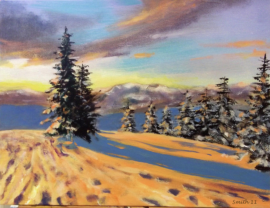 Lonesome Pine Painting by Tom Smith