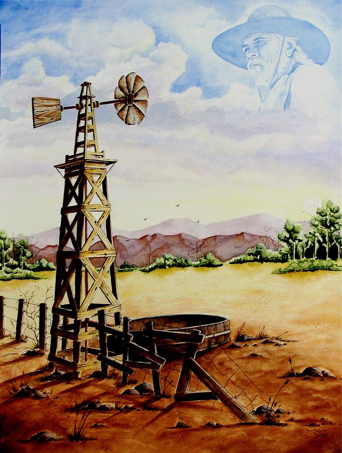 Lonesome Prairie Painting by Jimmy Smith