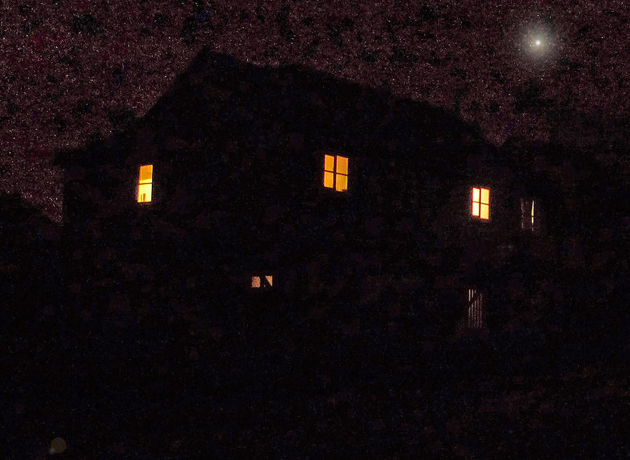 House Photograph - Long After Midnight by Nigel Chaloner House Photograph - Long After Midnight by Nigel Chaloner