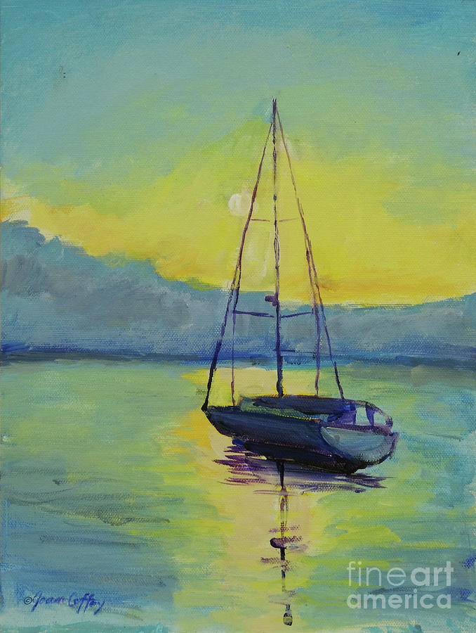 Long-Awaited Sunrise Painting by Joan Coffey