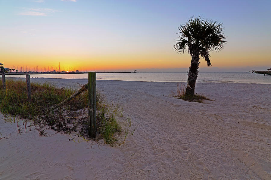 Long Beach Sunrise - Mississippi - Beach Photograph by Jason Politte