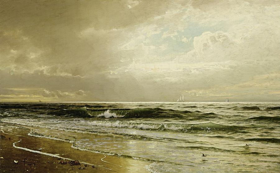 Long Beach Painting - Long Beach by William Trost.