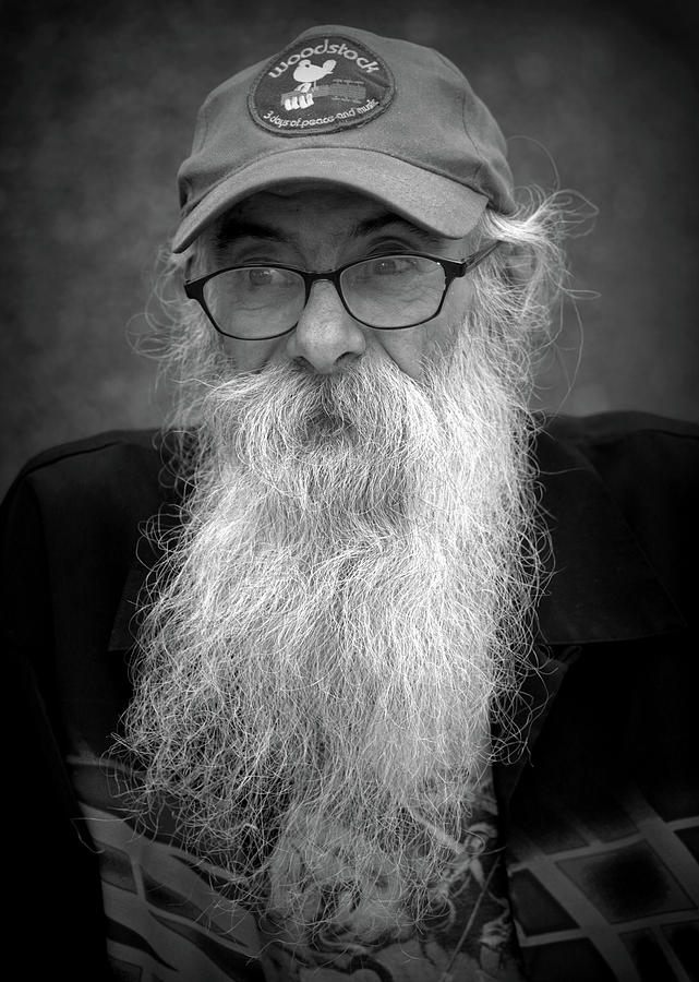 Long beard and baseball hat Photograph by Douglas Pike