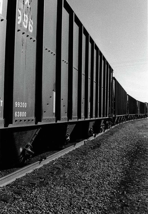 Long Black Train Photograph by Tara Lynn