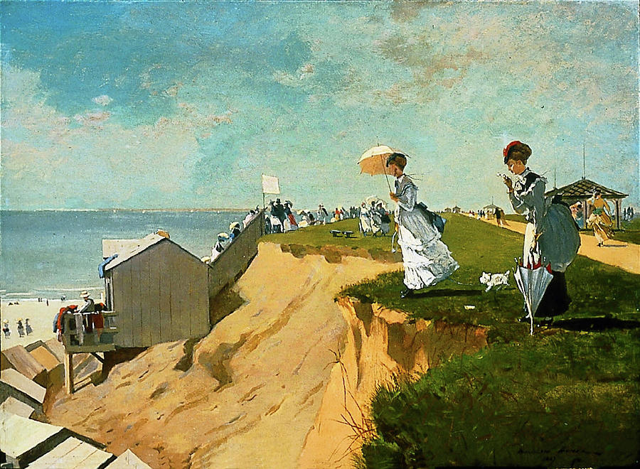 Long Branch New Jersey by Winslow Homer 1869 Painting by Winslow Homer