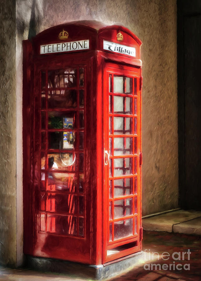 Long Distance Call To London Photograph by Mel Steinhauer