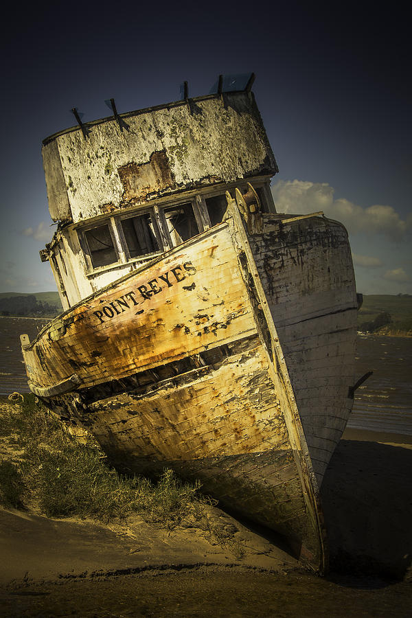 Boat Photograph - Long Forgotten Boat by Garry Gay