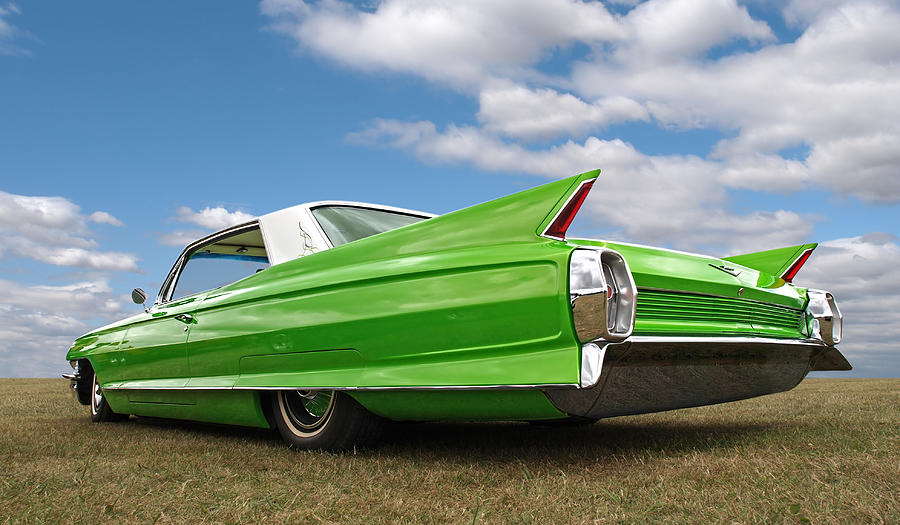 Long Lean and Green - 62 Cadillac Photograph by Gill Billington