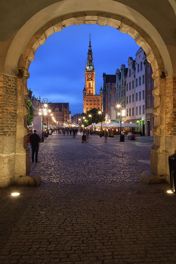 Long Market in Gdansk at Night Photograph by Artur Bogacki