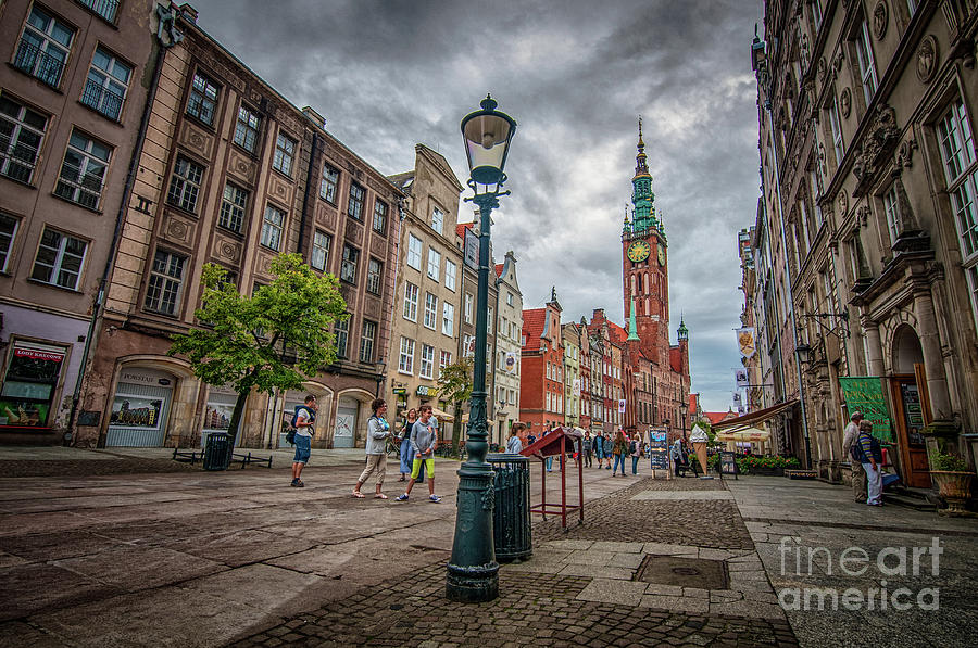 Long Market Street In Gdansk, Poland Photograph
