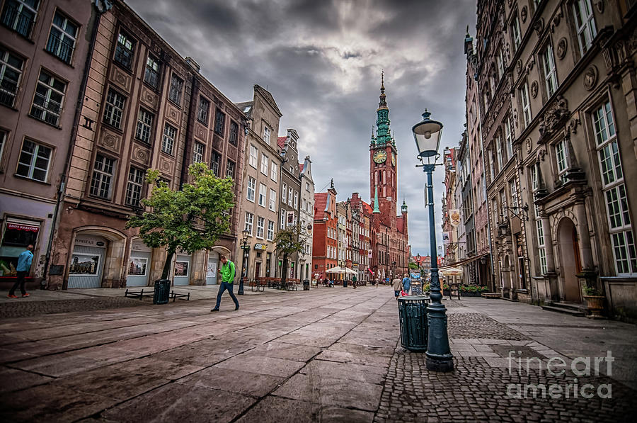 Long Market Street, Old Town Gdansk, Poland Photograph