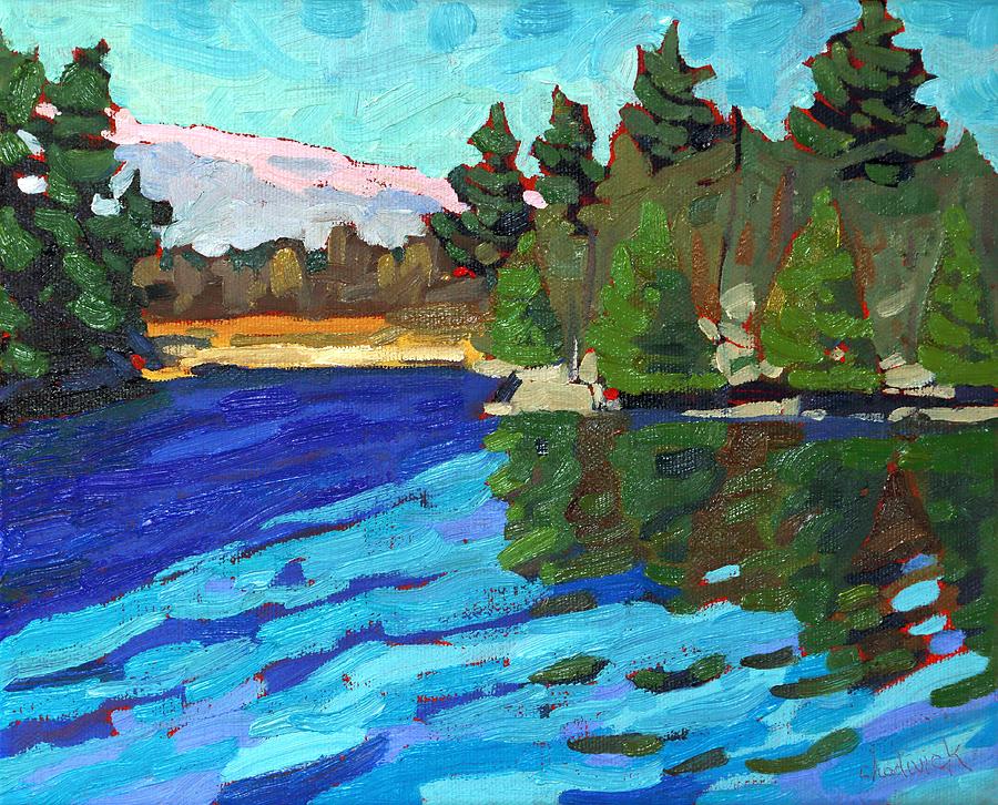Long Reach Bay Painting by Phil Chadwick