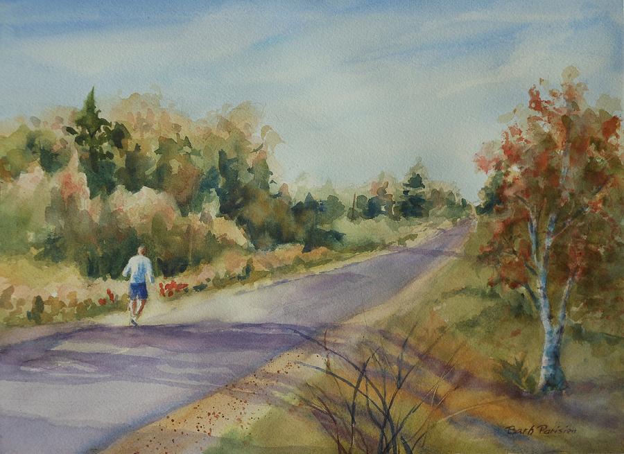Long Road Ahead Painting by Barbara Parisien