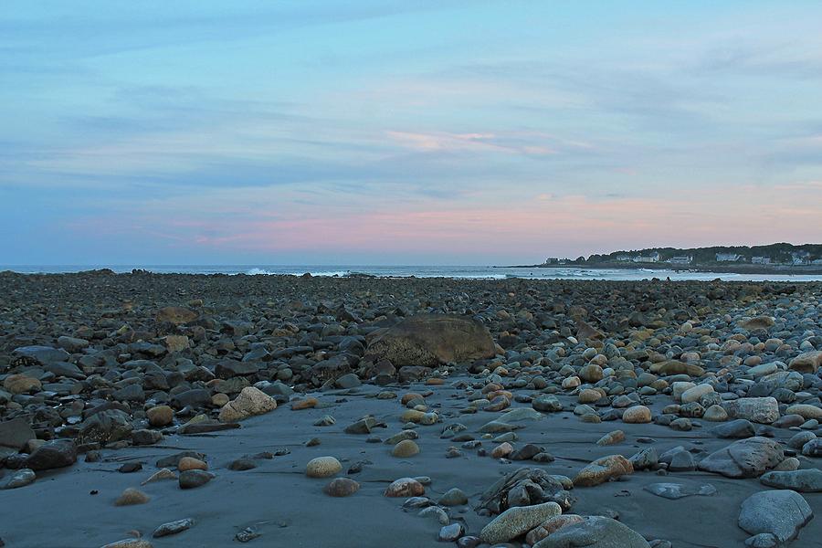 Summer Photograph - Long Sands Beach York Maine at Dusk 2 by Michael Saunders
