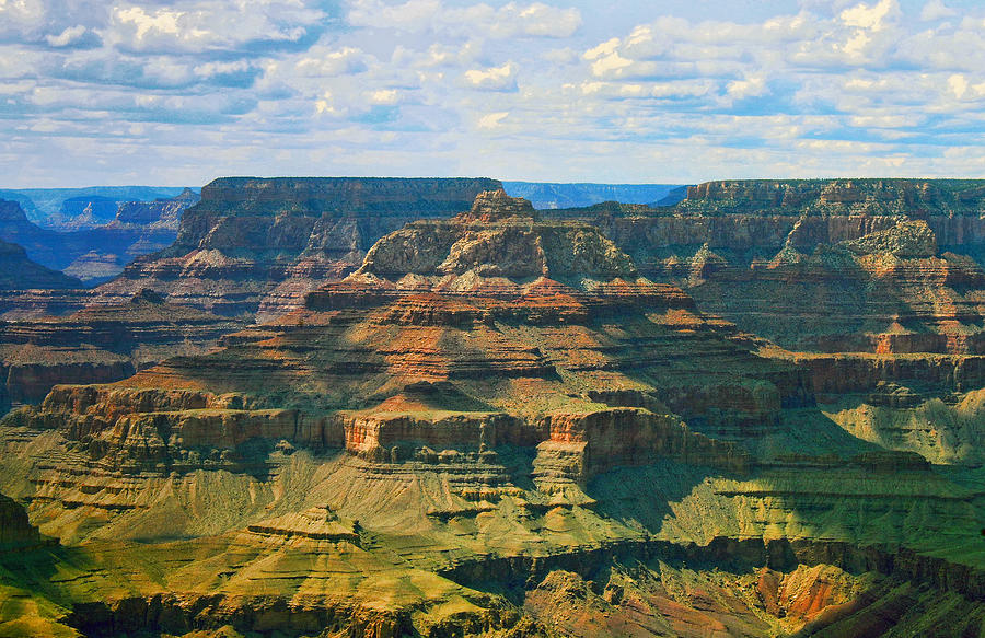 Long Shadows Across the Grand Canyon  Photograph by Ola Allen