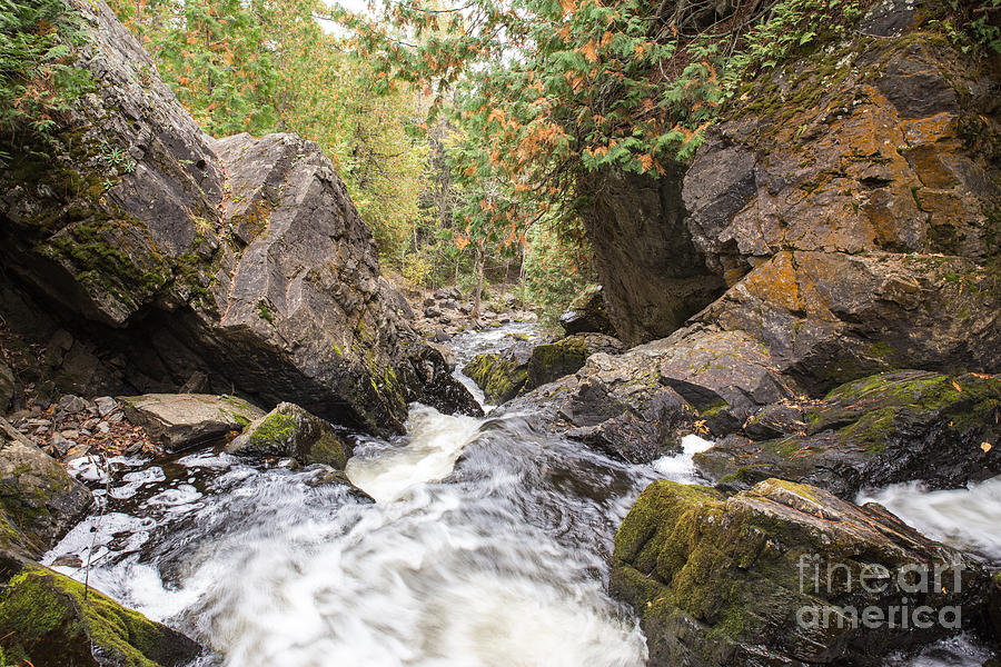 Waterfall Photograph - Long Slide Falls - Waterfall Wisconsin by Nikki Vig Waterfall Photograph - Long Slide Falls - Waterfall Wisconsin by Nikki Vig