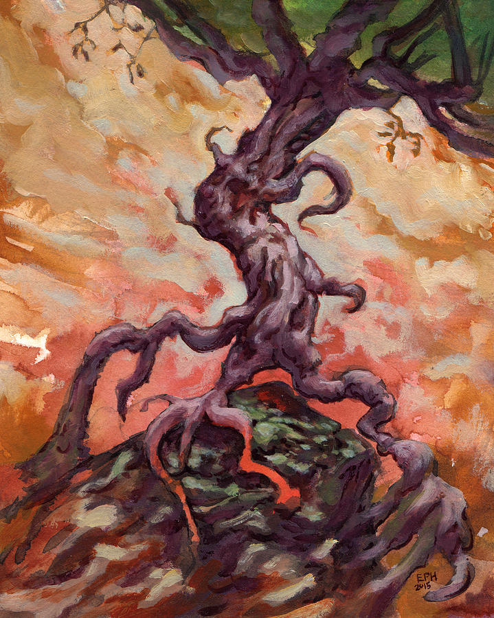 Tree Painting - Long Slog Home by Ethan Harris