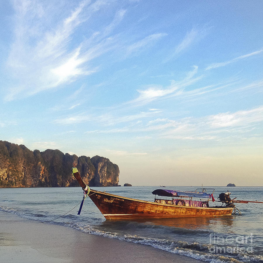 Long Tail boat Krabi Thailand Photograph by Ivy Ho