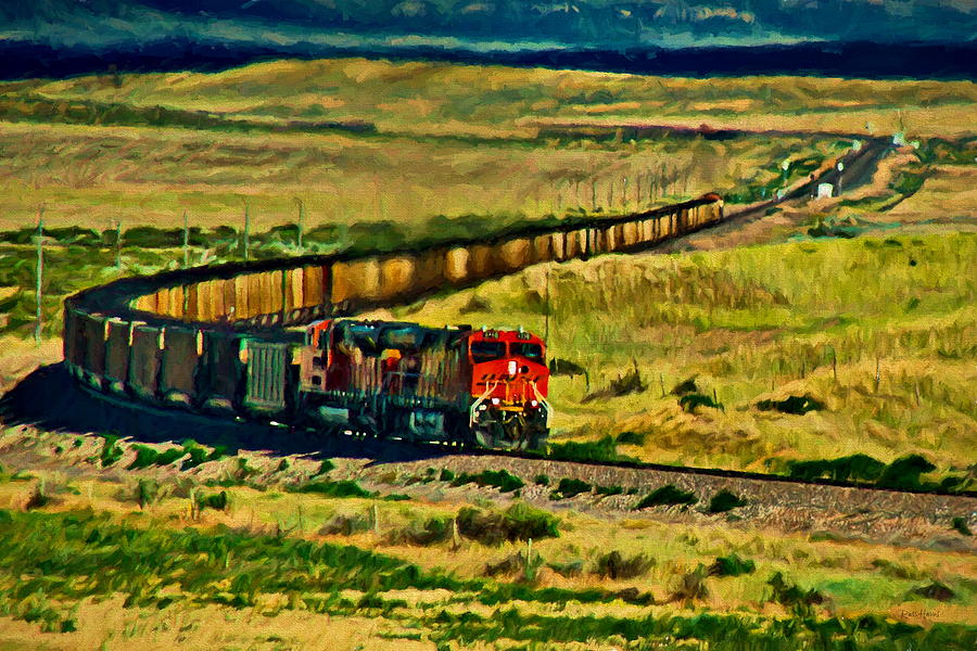 Long Train Runnin Painting by Russ Harris