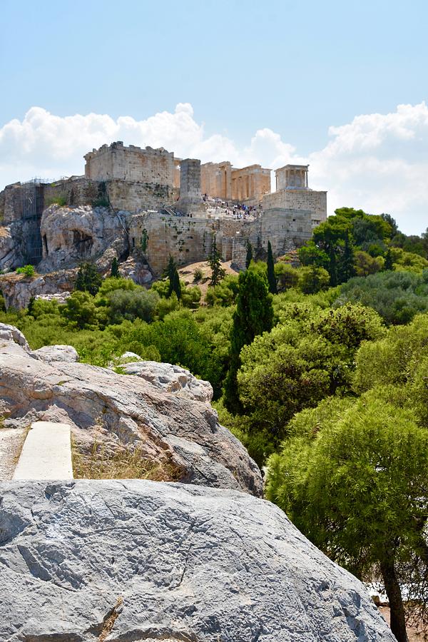 Long View of Acropolis Photograph by Barbara Stellwagen - Fine Art America