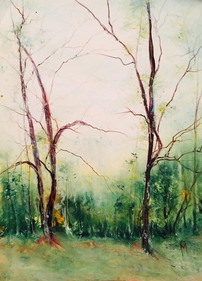 Long Walk Home Painting by Robin Miller-Bookhout