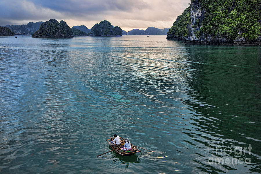 Landscape Photograph - Long way Home  Vietnam by Chuck Kuhn