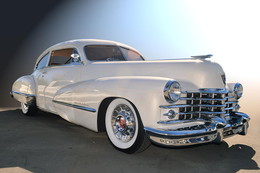 Long White Cadillac Photograph by Bill Dutting