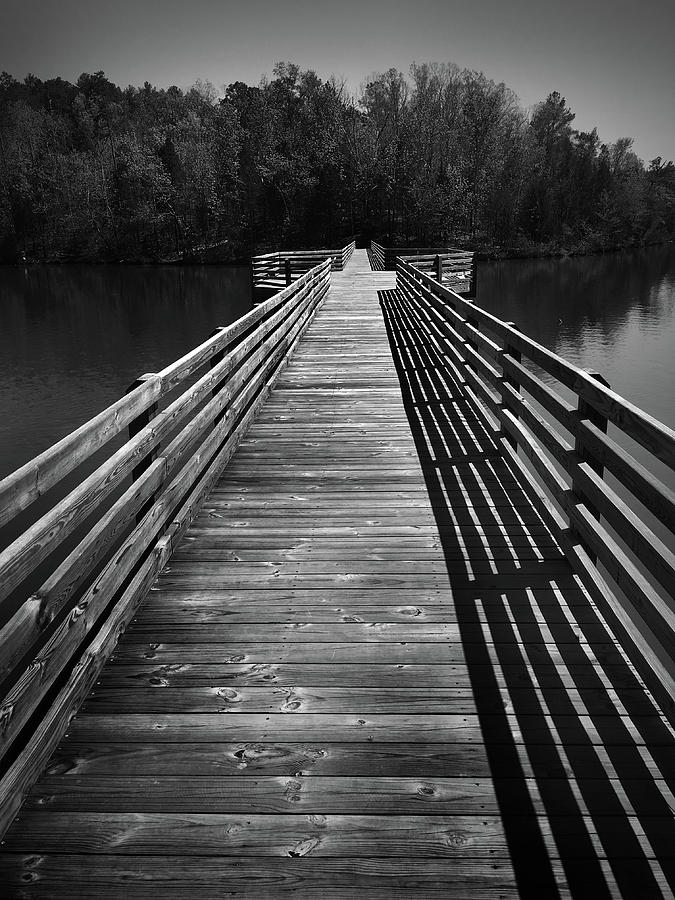 Long Wooden Bridge Photograph by Kelly Hazel