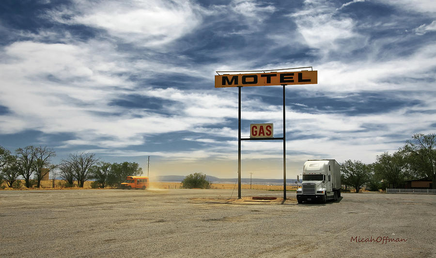 Longhorn Ranch Motel Photograph by Micah Offman