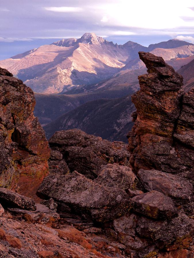 Longs Peak from Rock Cut  Photograph by Tranquil Light Photography