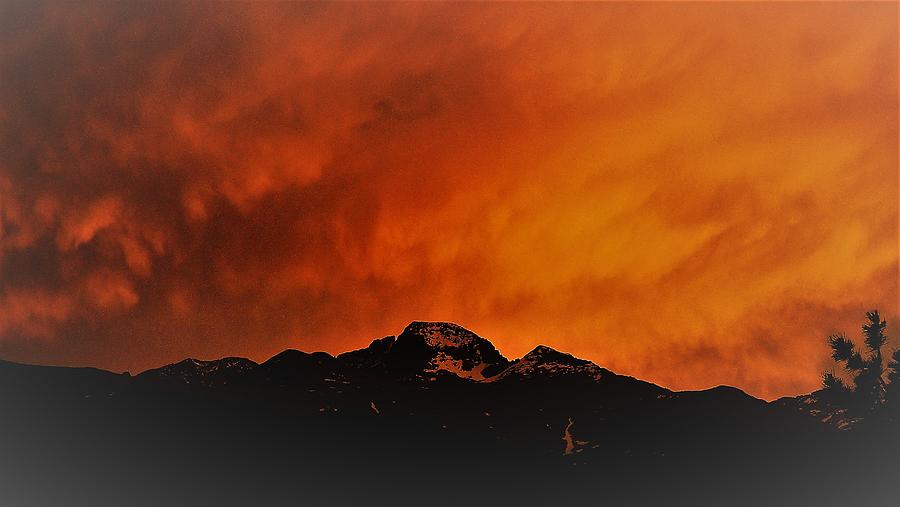 Longs Peak Sunset Photograph by Tranquil Light Photography