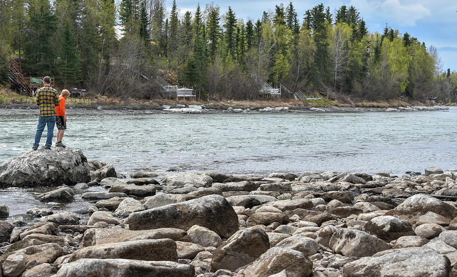 Kenai River Photograph - Look at that Son by Crewdson Photography Kenai River Photograph - Look at that Son by Crewdson Photography