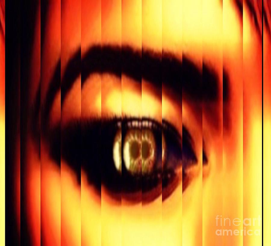 Facial Feature Digital Art - Look Into My Eye 2 by Gayle Price Thomas