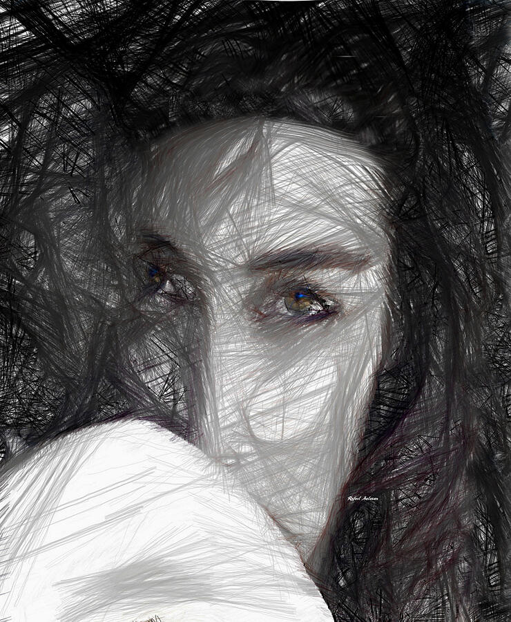 Look into my Eyes Digital Art by Rafael Salazar