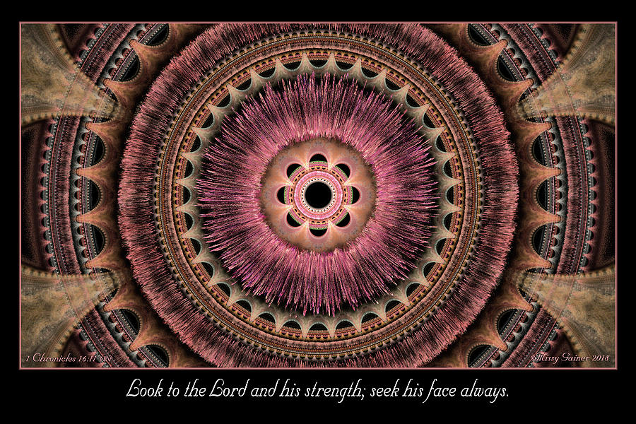 Look to the Lord Digital Art by Missy Gainer
