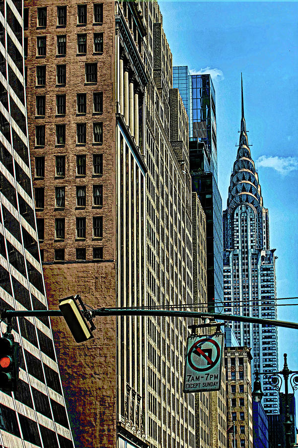 Looking Down 42nd Street Photograph by Allen Beatty