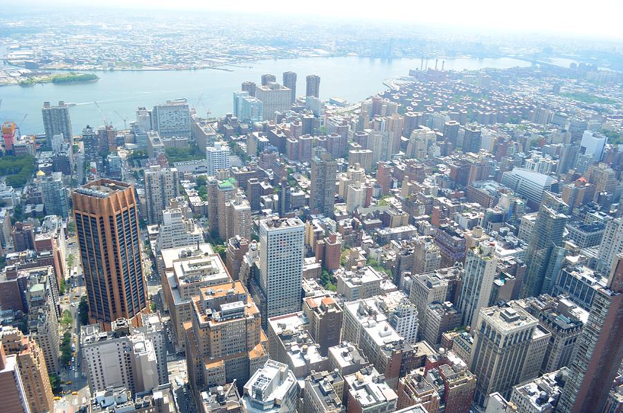 New York City Photograph - Looking Down at New York 2015  by Vaughn Berkeley