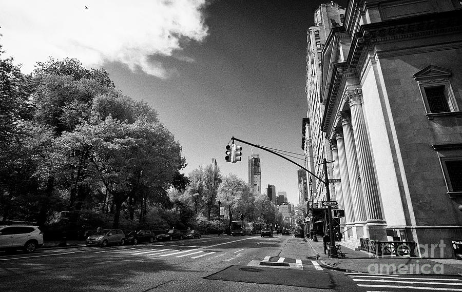 Congregation Photograph - looking down central park west from Congregation Shearith Israel spanish and portuguese synagogue up by Joe Fox Congregation Photograph - looking down central park west from Congregation Shearith Israel spanish and portuguese synagogue up by Joe Fox