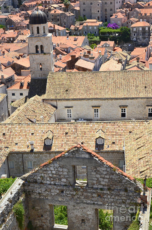 Looking Down on Old Dubrovnik Photograph by Elaine Berger