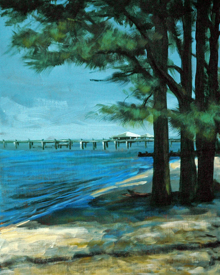 Beach Painting - Looking for Shade by Suzanne McKee