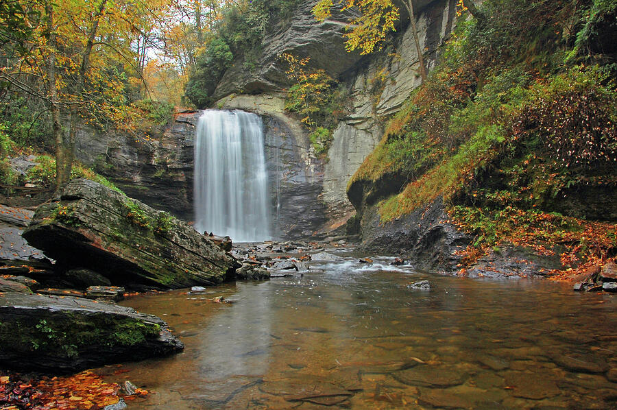 Looking Glass Falls Photograph by Ben Prepelka