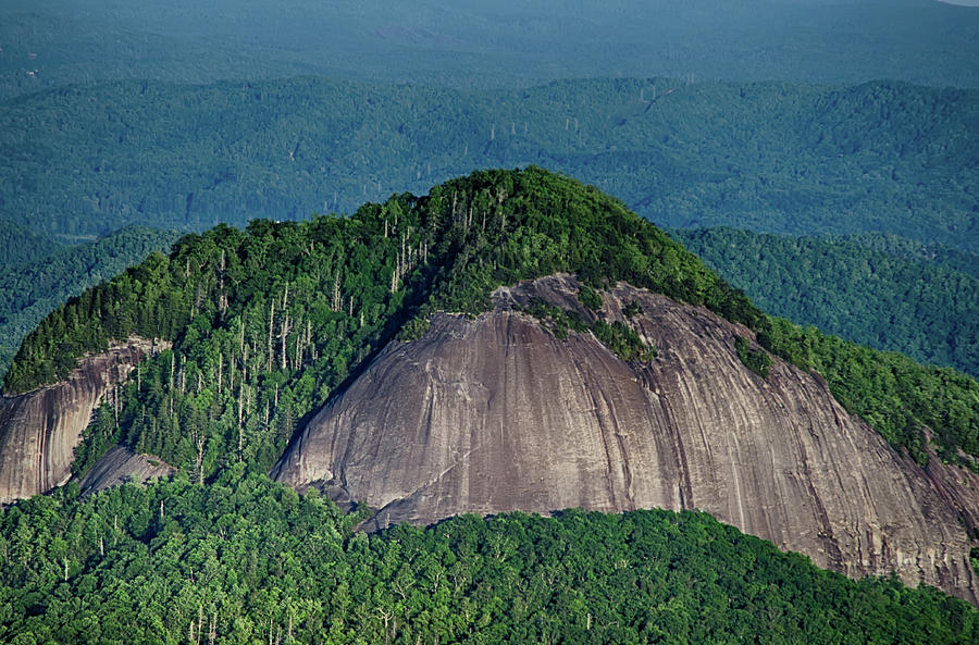 Looking Glass Rock Mountain In North Carolina Photograph by Alex Grichenko