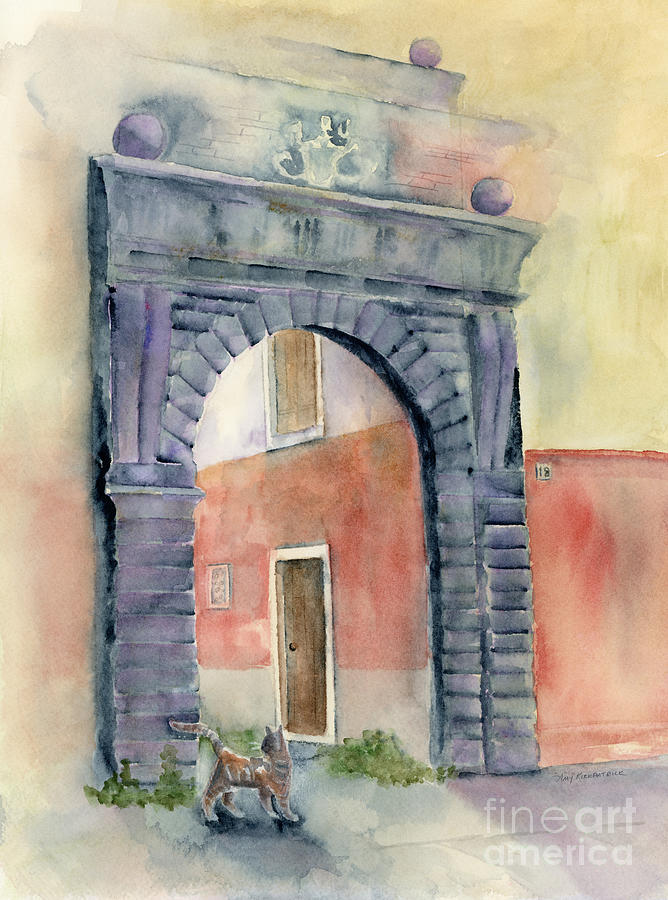Architecture Painting - Looking In by Amy Kirkpatrick